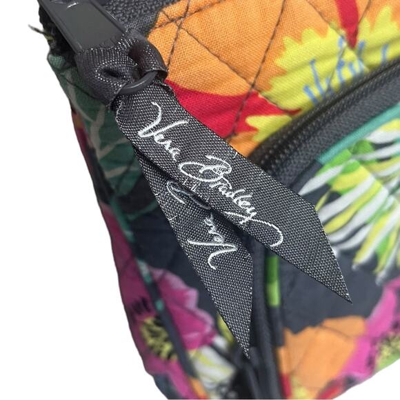 VERA BRADLEY Jazzy Blooms Quilted Crossbody Bag Purse Adjustable‎ Strap - Picture 6 of 11